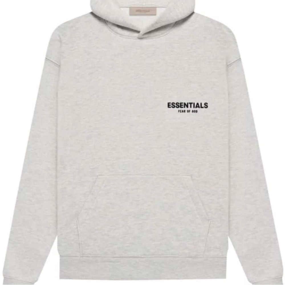 Fear of God Essentials Hoodie/Sweatshirt Light Oatmeal NWT FOG Bag